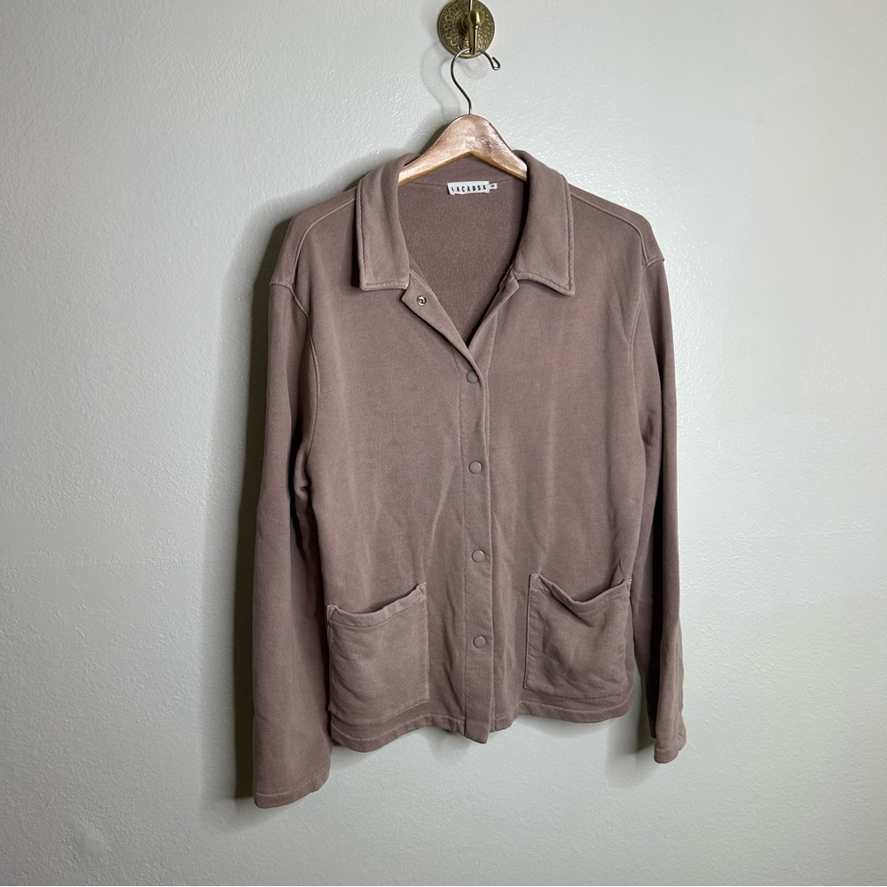 LaCausa Kismet French Terrycloth Workwear Style Jacket Organic Size XS